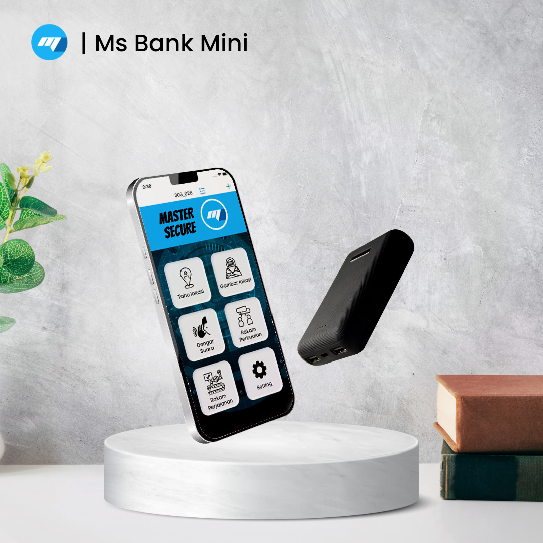 ms bank mini -mastersecure gps tracker